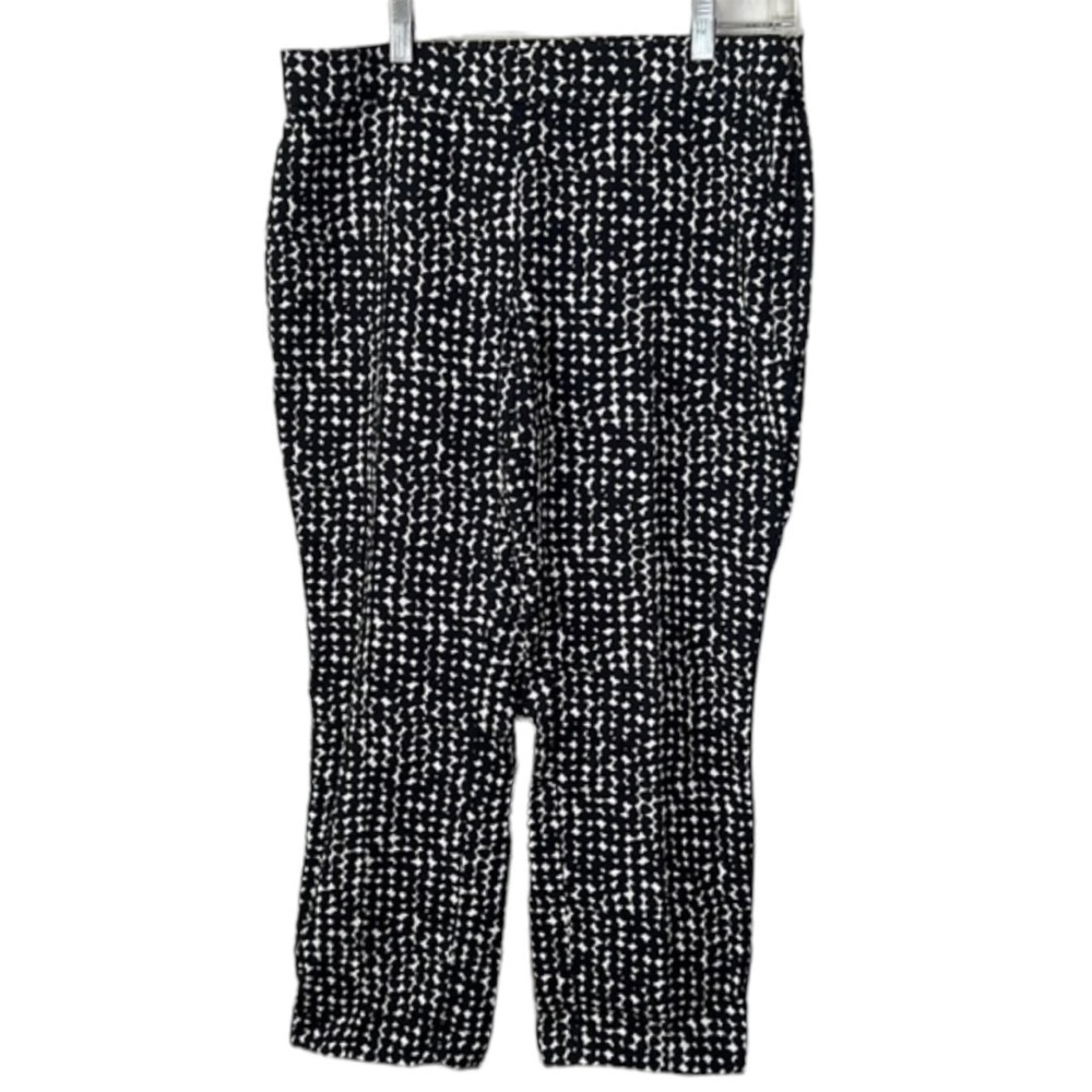 Akris Punto Geometric Stretch Pant Trousers Size 8